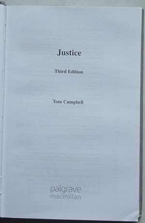 Bild des Verkufers fr Justice. Third Edition zum Verkauf von Mark Westwood Books PBFA