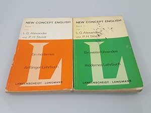 Konvolut 2 Bücher: New Concept Englisch Band 1 und 2 - Ein modernes Anfänger-Lehrbuch