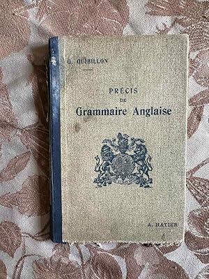 Seller image for Prcis de Grammaire Anglaise for sale by Dmons et Merveilles