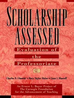 Seller image for Scholarship Assessed : Evaluation of the Professoriate for sale by GreatBookPrices