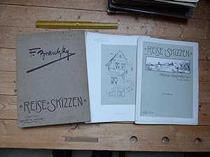 Reise-Skizzen von Franz Brantzky, Architect [Reiseskizzen, Architekt]. 100 Tafeln.