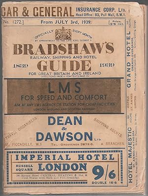 Bradshaw's Railway, Shipping and Hotel Guide for Great Britain and Ireland July 1939 (No.1272)