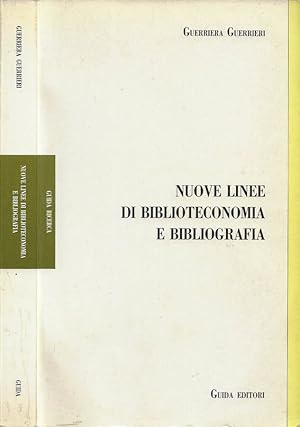 Imagen del vendedor de Nuove linee di biblioteconomia e bibliografia a la venta por Biblioteca di Babele