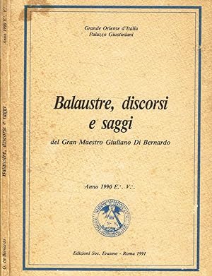 Bild des Verkufers fr Balaustre, discorsi e saggi zum Verkauf von Biblioteca di Babele