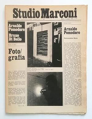 Studio Marconi n. 6-7/1976 Periodico del Centro Bruno Di Bello/Arnaldo Pomodoro