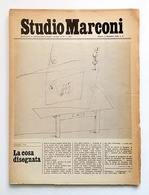 Studio Marconi n. 9/1976 Periodico del Centro. La cosa disegnata di Tommaso Trini