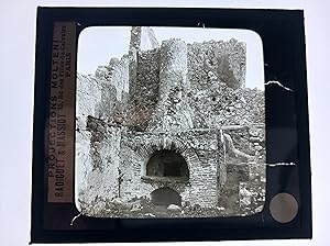 Seller image for ITALIE POMPEI LA BOULANGERIE LE FOUR PHOTO PLAQUE DE VERRE MOLTENI 1900 PARIS for sale by Librairie RAIMOND