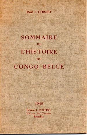 Image du vendeur pour Sommaire de lhistoire du Congo belge mis en vente par L'ivre d'Histoires