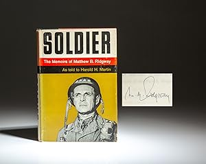 Seller image for Soldier: The Memoirs of Matthew B. Ridgway; As told to Harold H. Martin for sale by The First Edition Rare Books, LLC