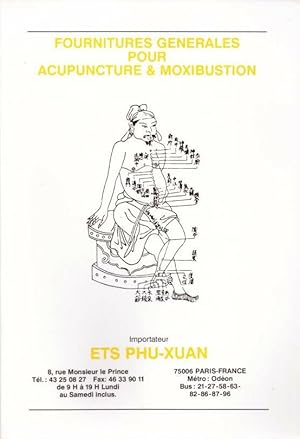 Catalogue Ets Phu-Xuan. Fournitures Generales pour Acupuncture & Moxibustion