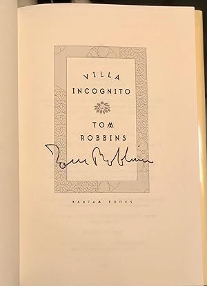Seller image for Villa Incognito for sale by Long Brothers Fine & Rare Books, ABAA