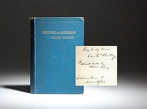 Image du vendeur pour Speeches And Addresses of William McKinley; From His Election To Congress To The Present Time mis en vente par The First Edition Rare Books, LLC