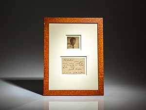 Jack London Passport Photo and Handwritten Letter