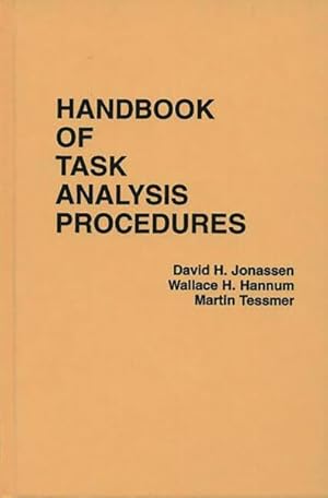 Seller image for Handbook of Task Analysis Procedures for sale by GreatBookPrices