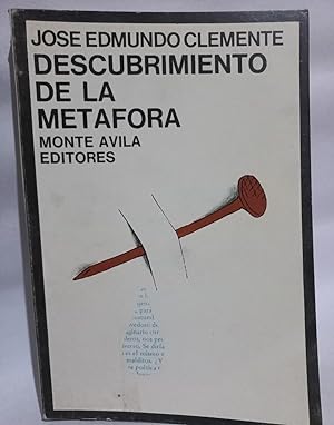 Seller image for Descubrimiento de la Metfora - Primera edicin for sale by Libros de Ultramar Alicante