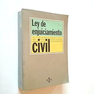 Immagine del venditore per Ley de Enjuiciamiento civil venduto da MAUTALOS LIBRERA