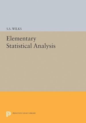 Imagen del vendedor de Elementary Statistical Analysis a la venta por GreatBookPrices