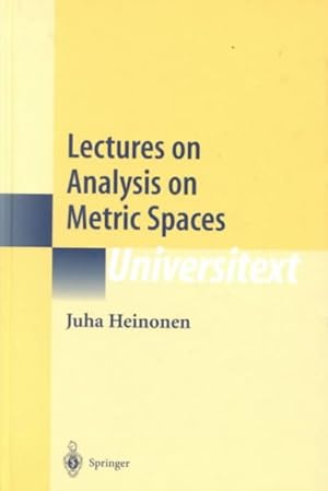 Immagine del venditore per Lectures on Analysis on Metric Spaces venduto da GreatBookPrices