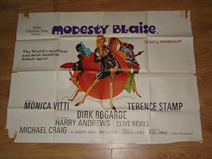 UK Quad Movie Poster: Modesty Blaise