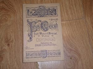 Fifty Fifth Feis Ceoil Irish Musical Festival, Dublin, May 7th to May 12th, 1951, Syllabus of Pri...