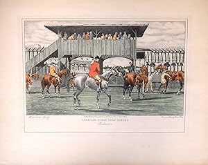 Edward King Lithograph "American Horse Show Scenes, Rochester"