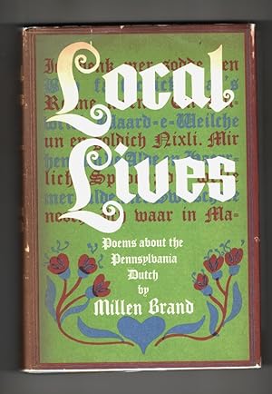 Local Lives Poems about the Pennsylvania Dutch