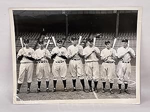 1936 photo of New York Yankees' "New Murderer's Row."