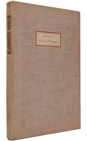 Seller image for Letters of John B. Flannagan for sale by Resource for Art and Music Books 