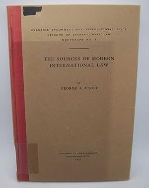The Sources of Modern International Law (Monograph Series of the Carnegie Endowment for Internati...