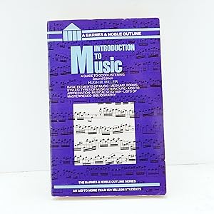 Seller image for Introduction to Music: A Guide to Good Listening (Barnes Noble Outline Series; 109) for sale by Cat On The Shelf
