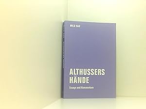 Seller image for Althussers Hnde: Essays und Kommentare [Essays und Kommentare] for sale by Book Broker