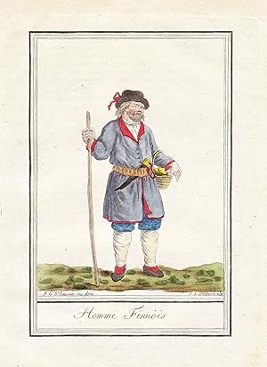 Seller image for Homme Finnoise" - Finnland Finland Finnish man costume Tracht for sale by Antiquariat Steffen Vlkel GmbH