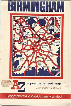 Birmingham A Z premier street map