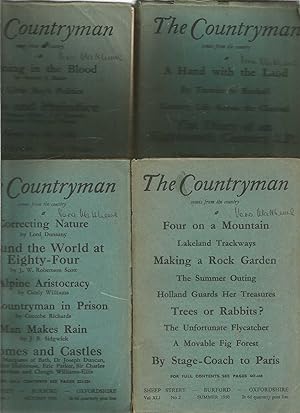 4 x The Countryman - Autumn 1949 + Spring 1950 + Summer 1950 + Autumn 1950