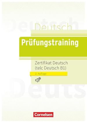 Seller image for Prfungstraining Zertifikat Deutsch / telc Deutsch B1 / Lsungen und Audios online verfgbar for sale by AHA-BUCH GmbH