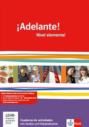 Seller image for Adelante!.Cuaderno de actividades mit Audios und Vokabeltrainer 1. Lernjahr : Cuaderno de actividades mit Audios und Vokabeltrainer 1. Lernjahr for sale by AHA-BUCH GmbH