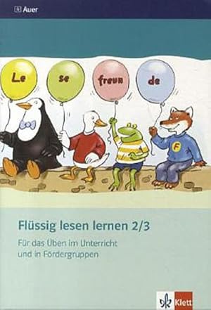 Immagine del venditore per Flssig lesen lernen. Arbeitsheft mit Lehrerhinweisen 2./3. Schuljahr venduto da AHA-BUCH GmbH