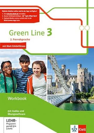 Bild des Verkufers fr Green Line 3. Ausgabe 2. Fremdsprache. Workbook mit Audios und bungssoftware Klasse 8 zum Verkauf von AHA-BUCH GmbH