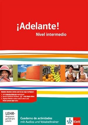 Immagine del venditore per Adelante!. Cuadernos de actividades mit Audios und bungssoftware. Nivel intermedio. Klasse 11/12 : Spanisch als neu einsetzende Fremdsprache an berufsbildenden Schulen und Gymnasien venduto da AHA-BUCH GmbH