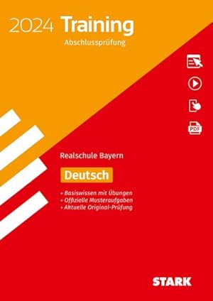 Bild des Verkufers fr STARK Training Abschlussprfung Realschule 2024 - Deutsch - Bayern zum Verkauf von AHA-BUCH GmbH