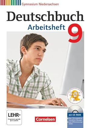 Bild des Verkufers fr Deutschbuch 9. Schuljahr. Arbeitsheft mit Lsungen und bungs-CD-ROM. Gymnasium Niedersachsen zum Verkauf von AHA-BUCH GmbH