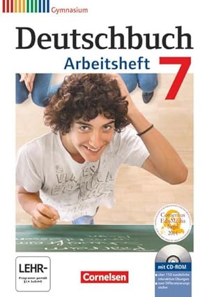 Image du vendeur pour Deutschbuch 7. Schuljahr. Gymnasium Allgemeine Ausgabe. Arbeitsheft mit Lsungen und CD-ROM mis en vente par AHA-BUCH GmbH