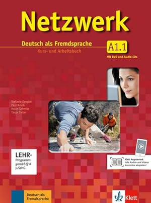 Imagen del vendedor de Netzwerk A1 in Teilbnden - Kurs- und Arbeitsbuch, Teil 1 mit 2 Audio-CDs und DVD : Deutsch als Fremdsprache a la venta por AHA-BUCH GmbH