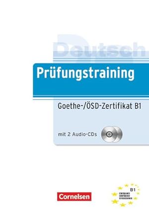 Immagine del venditore per Prfungstraining DaF B1. Goethe-/SD-Zertifikat : bungsbuch mit Lsungen und CD venduto da AHA-BUCH GmbH