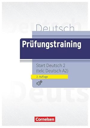 Seller image for Prfungstraining DaF A2 - telc Deutsch A2 : bungsbuch mit Lsungen und Audio-Dateien als Download for sale by AHA-BUCH GmbH