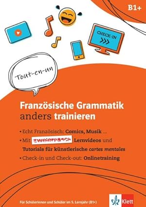 Seller image for Franzsische Grammatik anders trainieren 5. Lernjahr. Trainingsheft inkl. Lernvideos und Online-bungen fr Smartphone, Tablet und PC : Fr Schlerinnen und Schler im 5. Lernjahr. Trainingsheft inkl. Lernvideos und Online-bungen fr Smartphone, Tablet und PC for sale by AHA-BUCH GmbH