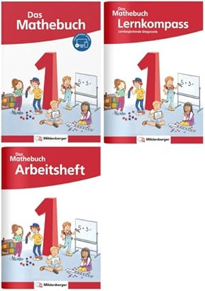 Bild des Verkufers fr Das Mathebuch 1 - Neubearbeitung - Schlerbuch/Lernkompass/Arbeitsheft im Paket zum Verkauf von AHA-BUCH GmbH
