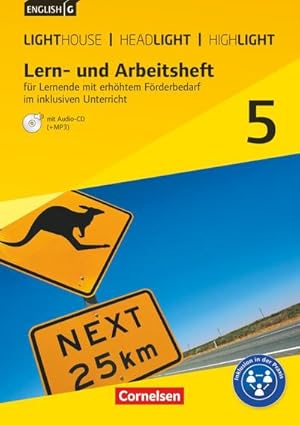 Bild des Verkufers fr English G Lighthouse / English G Headlight / English G Highlight Band 5: 9. Schuljahr - - Allgemeine Ausgabe. Lern- und Arbeitsheft fr Lernende mit erhhtem Frderbedarf im inklusiven Unterricht : Arbeitsheft mit Audio-CD. Zu "English G Lighthouse", "English G Headlight", "English G Highlight" zum Verkauf von AHA-BUCH GmbH