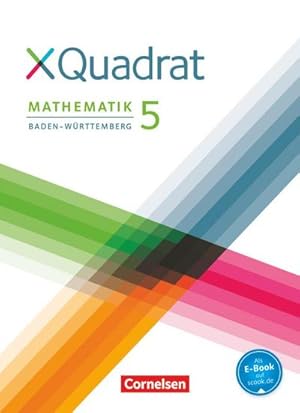 Image du vendeur pour XQuadrat 5. Schuljahr. Schlerbuch Baden-Wrttemberg mis en vente par AHA-BUCH GmbH