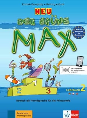 Seller image for Der grne Max NEU 2 : Deutsch als Fremdsprache fr die Primarstufe. Lehrbuch for sale by AHA-BUCH GmbH
